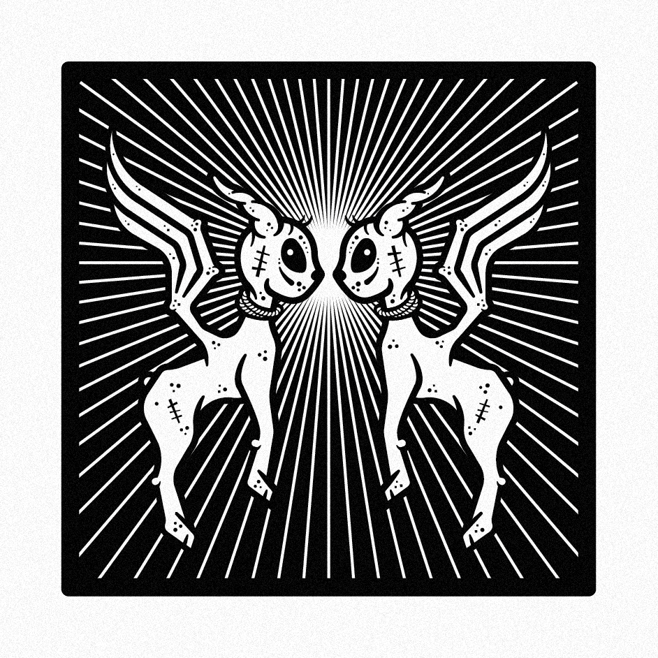Wicked the Furry, Silkscreen print by Leffe Goldstein.
